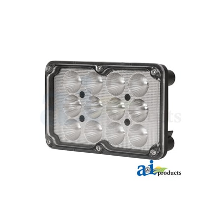 A & I Products Work Lamp, LED, Flood / Spot Combo , Hi / Low, Rectangle 0" x0" x0" A-WL1300